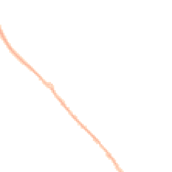 Night-time road noise heatmap for LE16 7AD