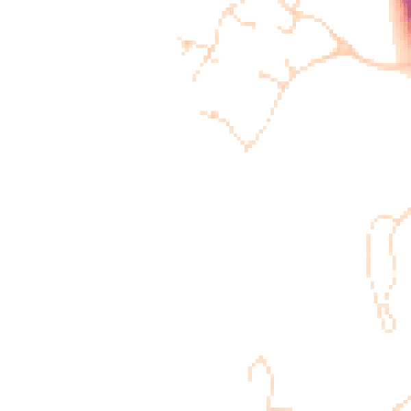Daytime road noise heatmap for LE16 7AW