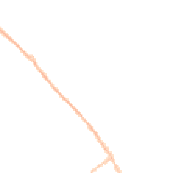 Night-time road noise heatmap for LE16 7BS