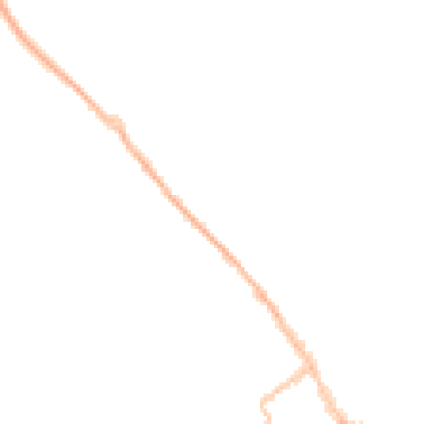 Night-time road noise heatmap for LE16 7BU