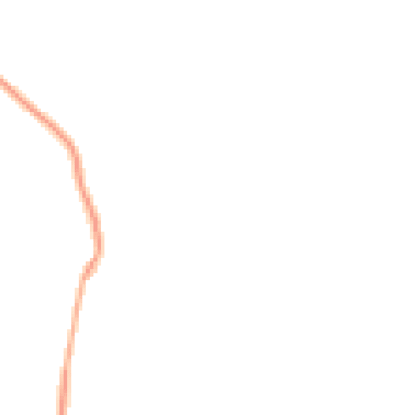 Night-time road noise heatmap for LE16 7FW
