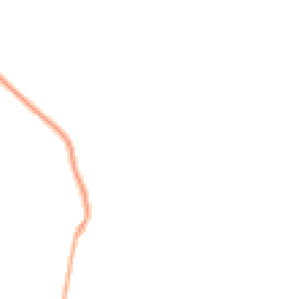 Night-time road noise heatmap for LE16 7SZ