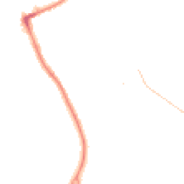 Night-time road noise heatmap for LE16 8AX