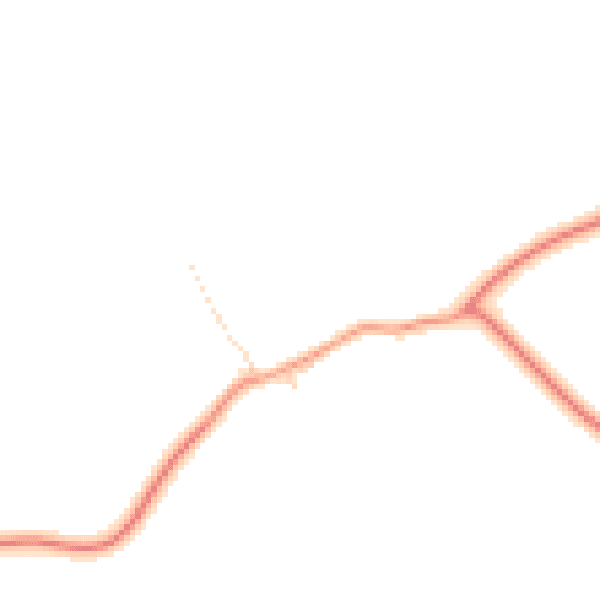 Daytime road noise heatmap for LE16 8DH