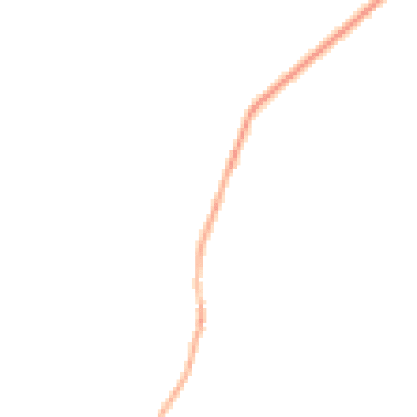 Night-time road noise heatmap for LE16 8ED