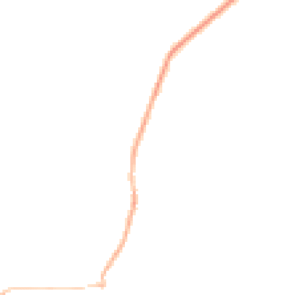 Night-time road noise heatmap for LE16 8FT