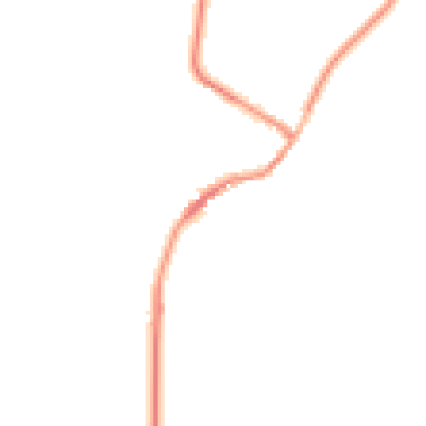 Night-time road noise heatmap for LE16 8GH