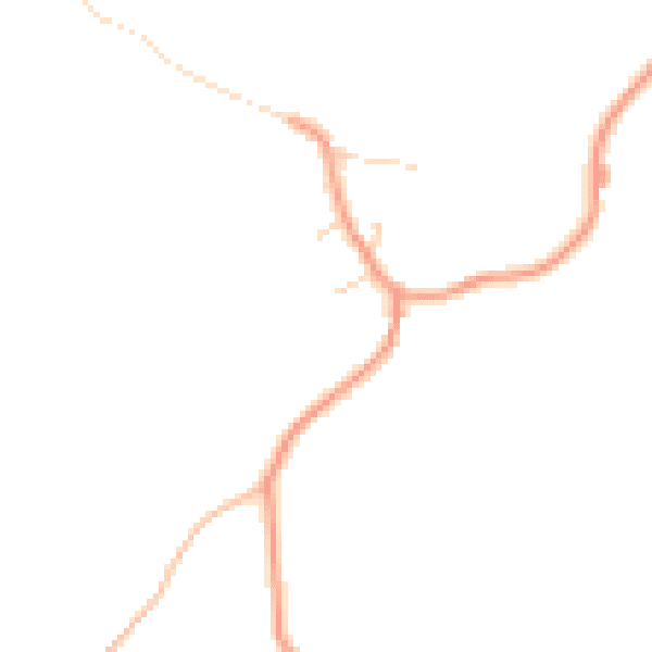 Daytime road noise heatmap for LE16 8JY