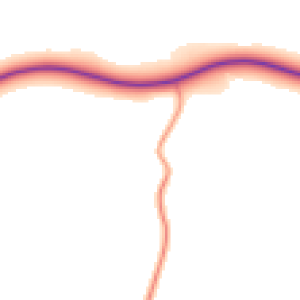 Daytime road noise heatmap for LE16 8PE