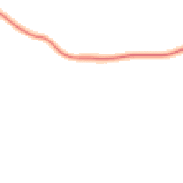 Night-time road noise heatmap for LE16 8PF