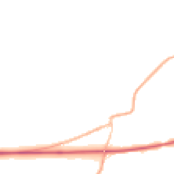 Night-time road noise heatmap for LE16 8PN