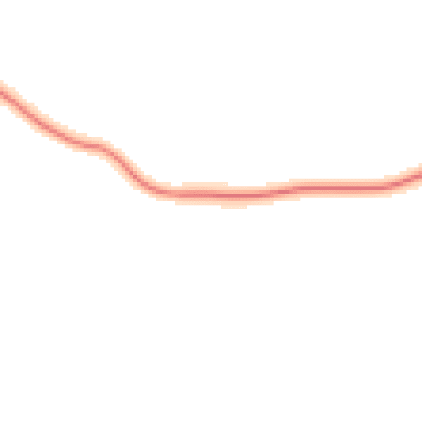 Night-time road noise heatmap for LE16 8QU