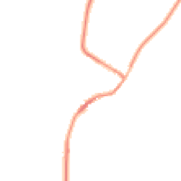 Night-time road noise heatmap for LE16 8RR