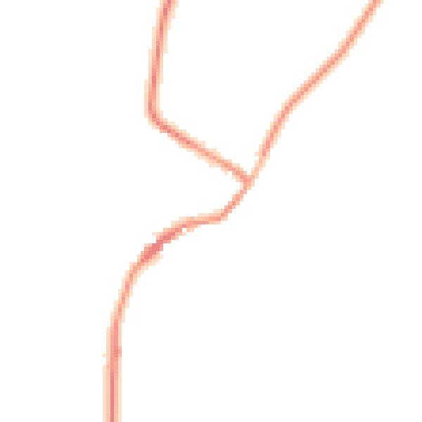 Night-time road noise heatmap for LE16 8RS