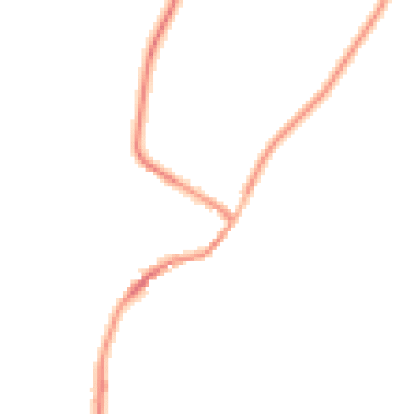 Night-time road noise heatmap for LE16 8RX