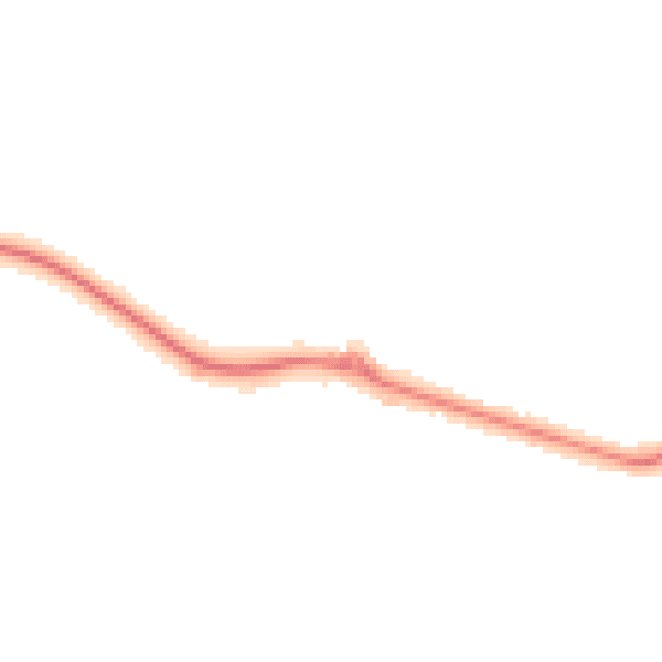 Night-time road noise heatmap for LE16 9FQ
