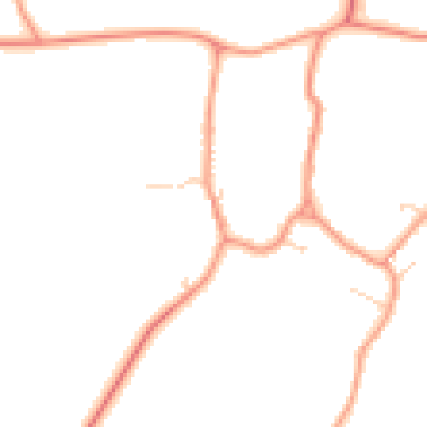 Daytime road noise heatmap for LE16 9RR