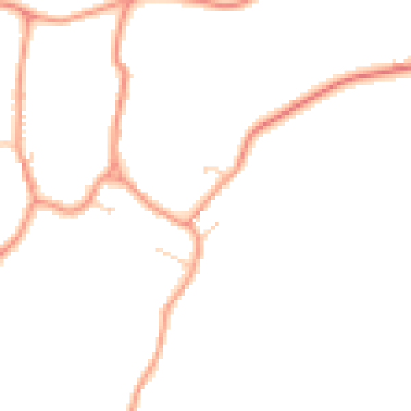 Daytime road noise heatmap for LE16 9RW