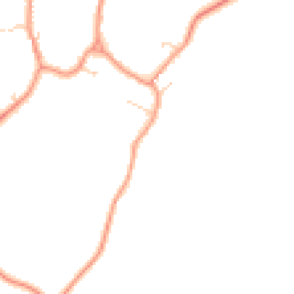 Daytime road noise heatmap for LE16 9RX