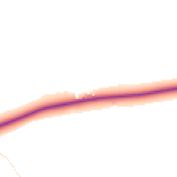 Daytime road noise heatmap for LE16 9TP