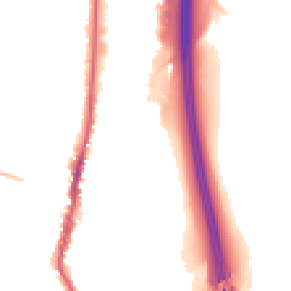 Night-time road noise heatmap for LE17 4DS
