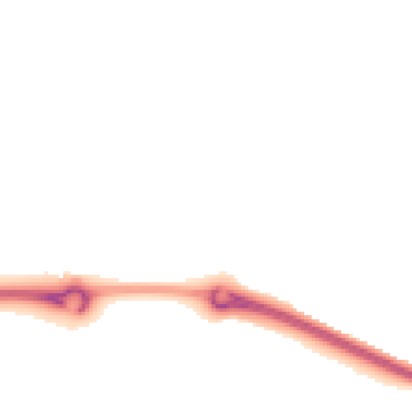Night-time road noise heatmap for LE17 4GD
