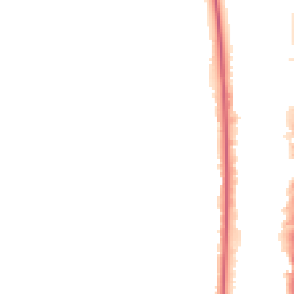 Night-time road noise heatmap for LE17 4GJ