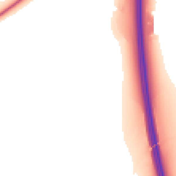 Night-time road noise heatmap for LE17 4HR