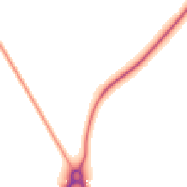 Night-time road noise heatmap for LE17 4HS