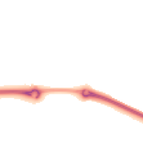 Night-time road noise heatmap for LE17 4JQ
