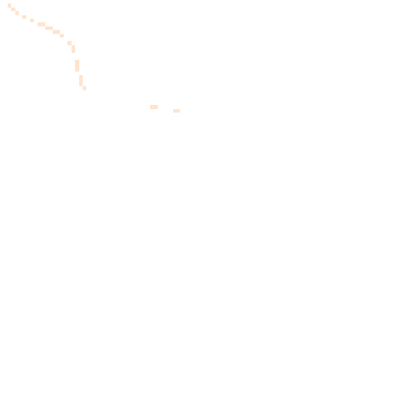 Night-time road noise heatmap for LE17 4SA