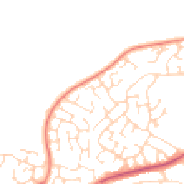 Daytime road noise heatmap for LE17 4UX