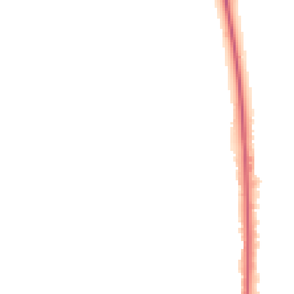 Night-time road noise heatmap for LE17 4UY