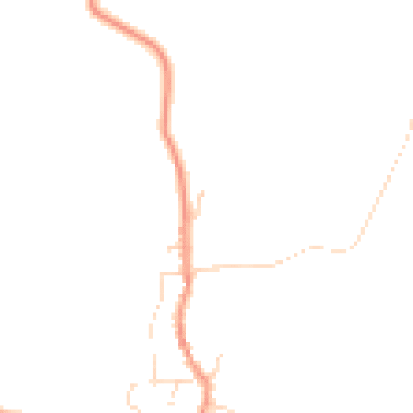 Daytime road noise heatmap for LE17 5ER