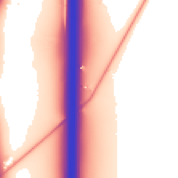 Daytime road noise heatmap for LE17 5FA