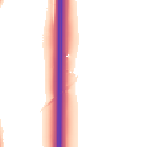 Night-time road noise heatmap for LE17 5FA