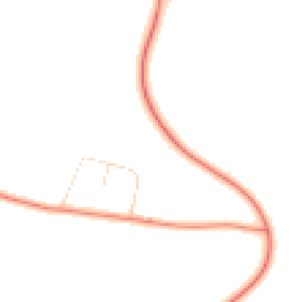 Daytime road noise heatmap for LE17 5RD