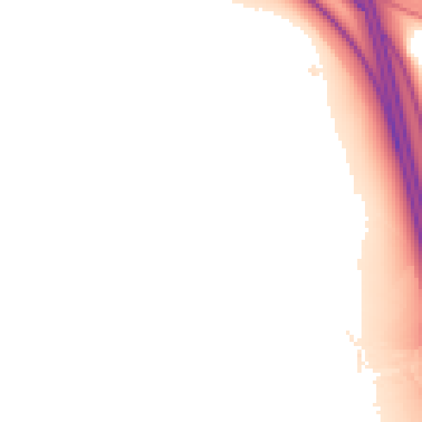 Night-time road noise heatmap for LE17 6DF