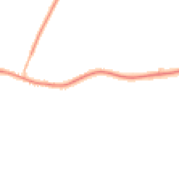 Night-time road noise heatmap for LE17 6FJ