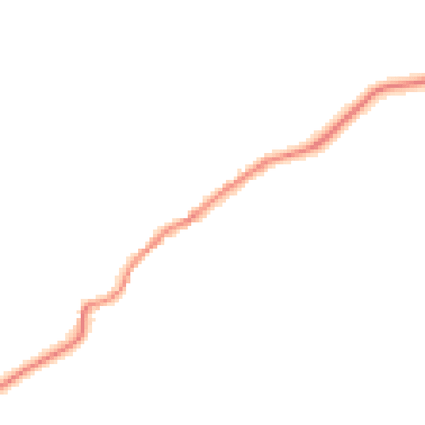 Night-time road noise heatmap for LE17 6QZ