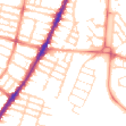 Daytime road noise heatmap for LE3 0AG