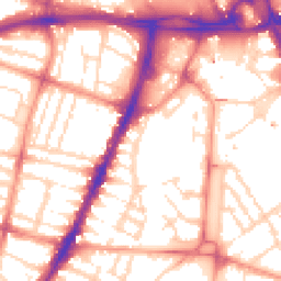 Daytime road noise heatmap for LE3 0AH