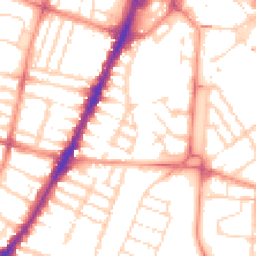 Daytime road noise heatmap for LE3 0AW