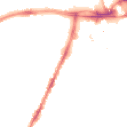 Night-time road noise heatmap for LE3 0BQ