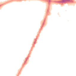 Night-time road noise heatmap for LE3 0BR