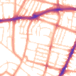 Daytime road noise heatmap for LE3 0DP