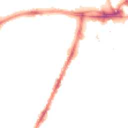Night-time road noise heatmap for LE3 0LE
