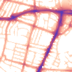 Daytime road noise heatmap for LE3 0QH
