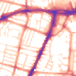 Daytime road noise heatmap for LE3 0QL