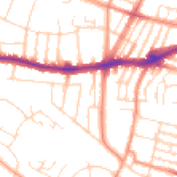 Daytime road noise heatmap for LE3 0SG